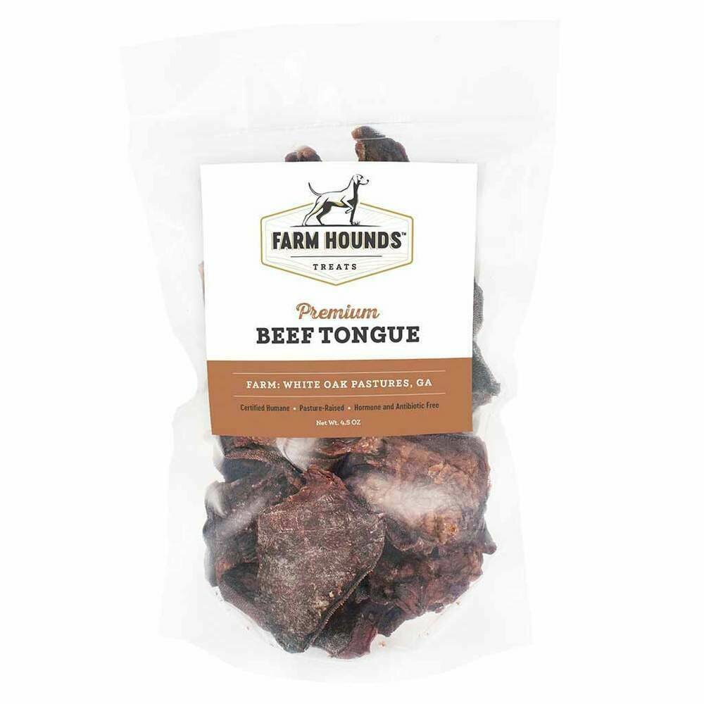 Farm Hounds Premium Beef Tongue Dog Treats - 4.5 oz.