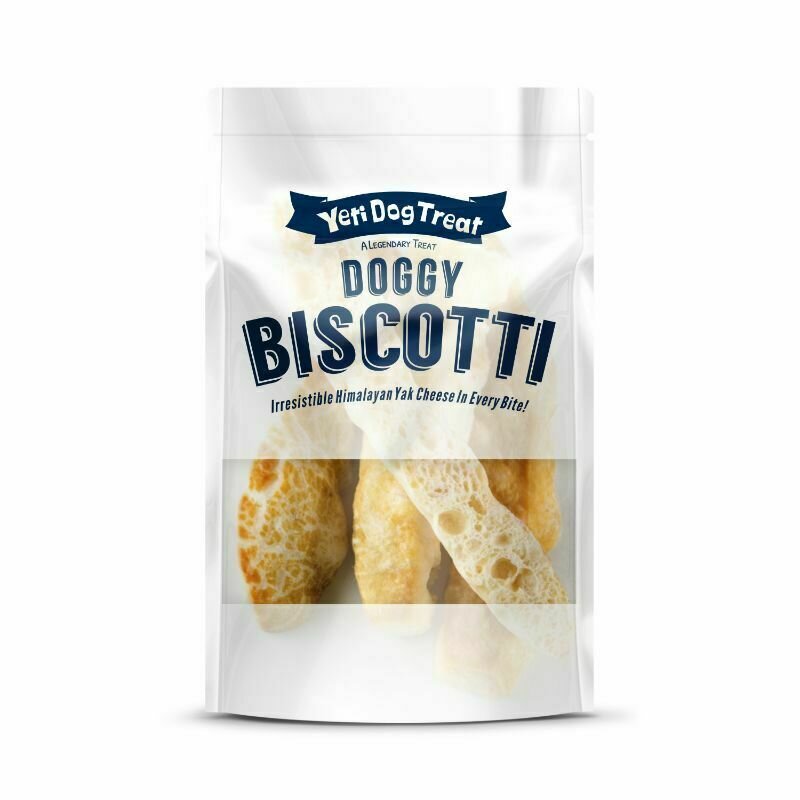 Yeti Dog Treat Biscotti Natural Himalayan Yak Cheese crunchy Dog Treats - 2 oz