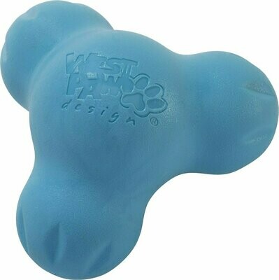 West Paw Zogoflex Small Tux Dog Toy - Aqua Blue