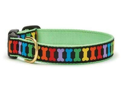 Up Country Rainbones Dog Collar - 15-21&quot; x 1&quot;