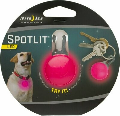 Nite Ize SpotLit LED Collar Light - Pink