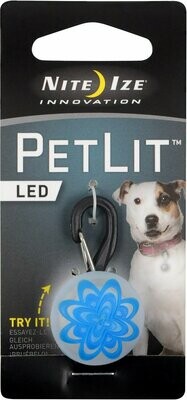 Nite Ize PetLit LED Collar Light - Blue Burst