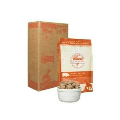 Steve&#39;s Raw Frozen Pork Recipe Dog &amp; Cat Food - Nuggets - 5 Pound