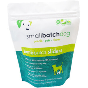Small Batch Dog lamb Batch 1 oz. Sliders Raw Frozen Dog Food - 3 Pound
