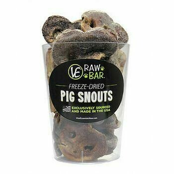 Vital Essentials Raw Bar Pig Snout Freeze-Dried Dog Treat - 1 Piece