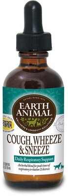 Earth Animal Cough, Wheeze &amp; Sneeze Supplement - 2 oz.