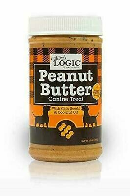 Nature&#39;s Logic Peanut Butter Dog Treat - 12 oz.