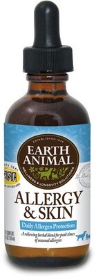 Earth Animal Allergy &amp; Skin Supplement - 2 oz.