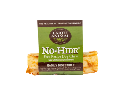 Earth Animal No Hide Pork Stix Digestible Dog Treats 6&quot;, 10 Pk