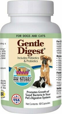 Ark Naturals Gentle Digest Dog &amp; Cat Capsules - 60 capsules