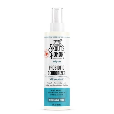 Skout&#39;s Honor Probiotic Unscented Daily-use Dog Deodorizer, 8-oz Bottle