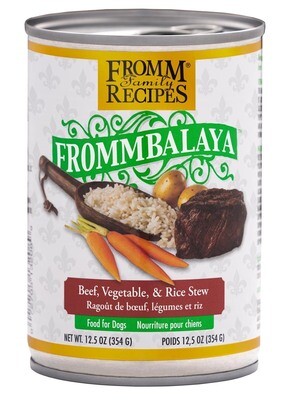 Fromm Frommbalaya Beef, Vegetable &amp; Rice Stew Canned Dog Food - 12.5 oz.