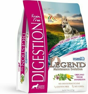 Forza10 Nutraceutic Legend Digestion Wild Caught Anchovy Grain-free Dry Dog Food 5 Pounds