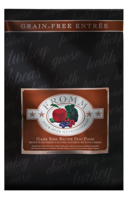 Fromm Four-Star Game Bird Recipe Grain Free Dog Food, 26 Pound