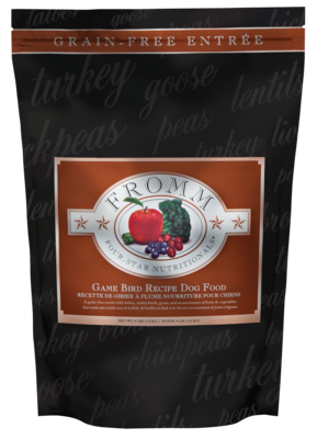 Fromm Four-Star Game Bird Recipe Grain Free Dog Food, 4 Pounds