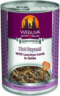 Weruva Dog Classic Hot Dayam! With Luscious Lamb in Gelee Grain-Free Wet Dog Food - 5.5 oz.