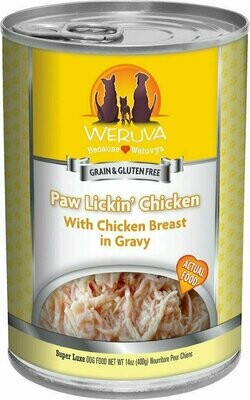 Weruva Dog Classic Paw Lickin&#39; Chicken in Gravy Grain-Free Wet Dog Food - 5.5 oz.