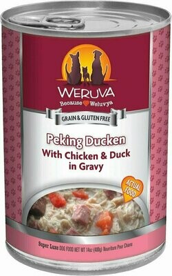 Weruva Dog Classic Peking Ducken with Chicken &amp; Duck in Gravy Grain-Free Wet Dog Food - 14 oz.
