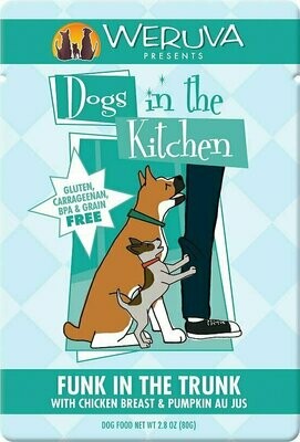 Weruva Dogs in the Kitchen Funk in the Trunk with Chicken Breast &amp; Pumpkin Au Jus Grain-Free Wet Dog Food - 2.8 oz.