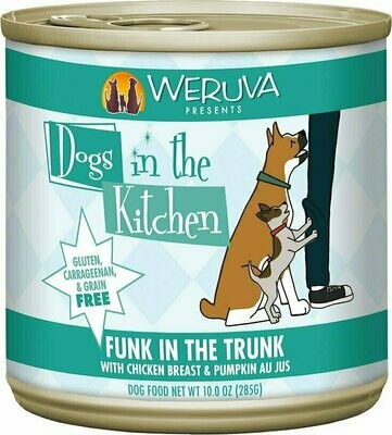 Weruva Dogs in the Kitchen Funk in the Trunk with Chicken Breast &amp; Pumpkin Au Jus Grain-Free Wet Dog Food - 10 oz. can
