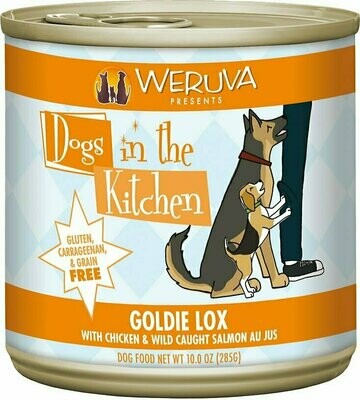 Weruva Dogs in the Kitchen Goldie Lox with Chicken &amp; Wild Caught Salmon Au Jus Grain-Free Wet Dog Food - 10 oz. can