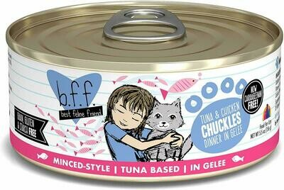 Weruva Best Feline Friend - B.F.F. Originals Chuckles Tuna &amp; Chicken Dinner in Gelee Grain-Free Wet Cat Food - 5.5 oz.