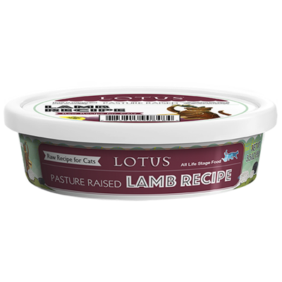 Lotus Pasture Raised Lamb Recipe Raw Cat Food - 3.5 oz.