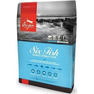ORIJEN Grain Free Six Fish Dry Cat Food - 4 Pound