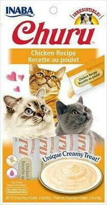 Inaba Churu Chicken Puree Cat Treat 2 oz. 4pk