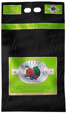 Fromm Four Star Surf and Turf Formula Dry Cat Food - 4 Pound