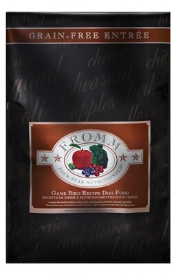 Fromm Four-Star Grain Free Game Bird 12 PoundBag