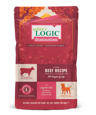 Nature&#39;s Logic Distinction Beef Recipe Dog Food - 4.4 Pound
