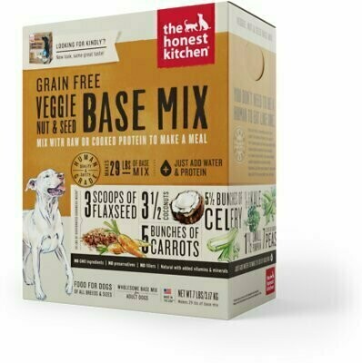 The Honest Kitchen Grain-Free Veggie, Nut &amp; Seed Dehydrated Dog Base Mix - 7 Pound Box