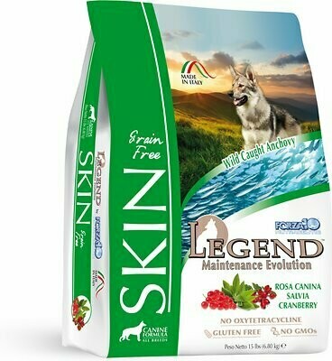 Forza10 Nutraceutic Legend Skin Wild Caught Anchovy Grain-free Dry Dog Food 15 Pounds
