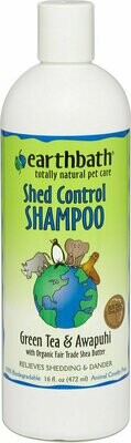 Earthbath Shed Control Green Tea &amp; Awapuhi Dog &amp; Cat Shampoo - 16 oz. Bottle