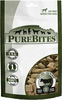 Pure Bites Freeze Dried Beef Liver Dogs Treats 4.2 oz