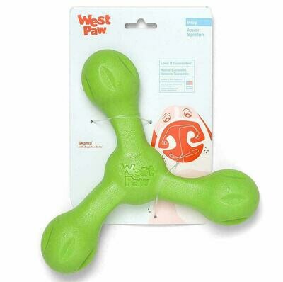 West Paw Skamp Fetch Dog Toy - Green