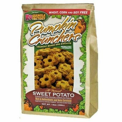 K9 Granola Factory Pumpkin Crunchers Sweet Potato Recipe Dog treats14oz