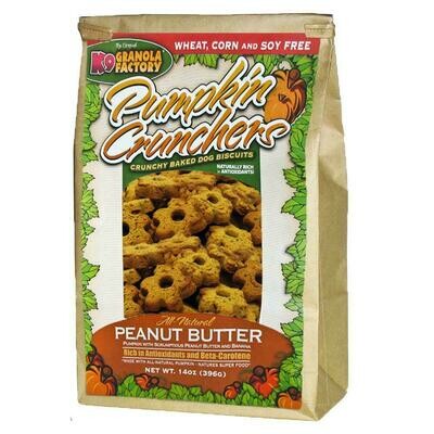 K9 Granola Pumpkin Crunchers Peanut Butter &amp; Banana Dog treats 14 oz.