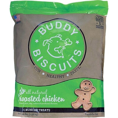 Cloud Star Buddy Biscuits Oven Baked Crunchy Chicken Dog Treats 3.5 Pound