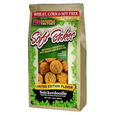 K9 Granola Factory Soft Bakes Snickerdoodle Limited Edition Flavor Dog Treats - Small - 12 oz