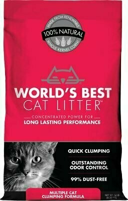 World&#39;s Best Cat Litter Multiple Cat Clumping Cat Litter - 14 Pound Bag