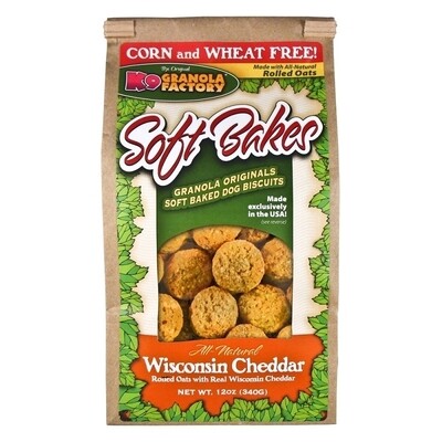 K9 Granola Factory Soft Bakes Wisconsin Cheddar Recipe Dog Treats - 12 oz.