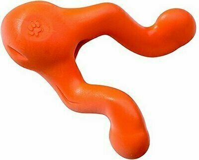 West Paw Zogoflex Tizzi Dog Toy - Tangerine - Mini