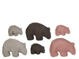 West Paw Big Sky Grizzly Squeak Toy For Dogs - Oatmeal  SM
