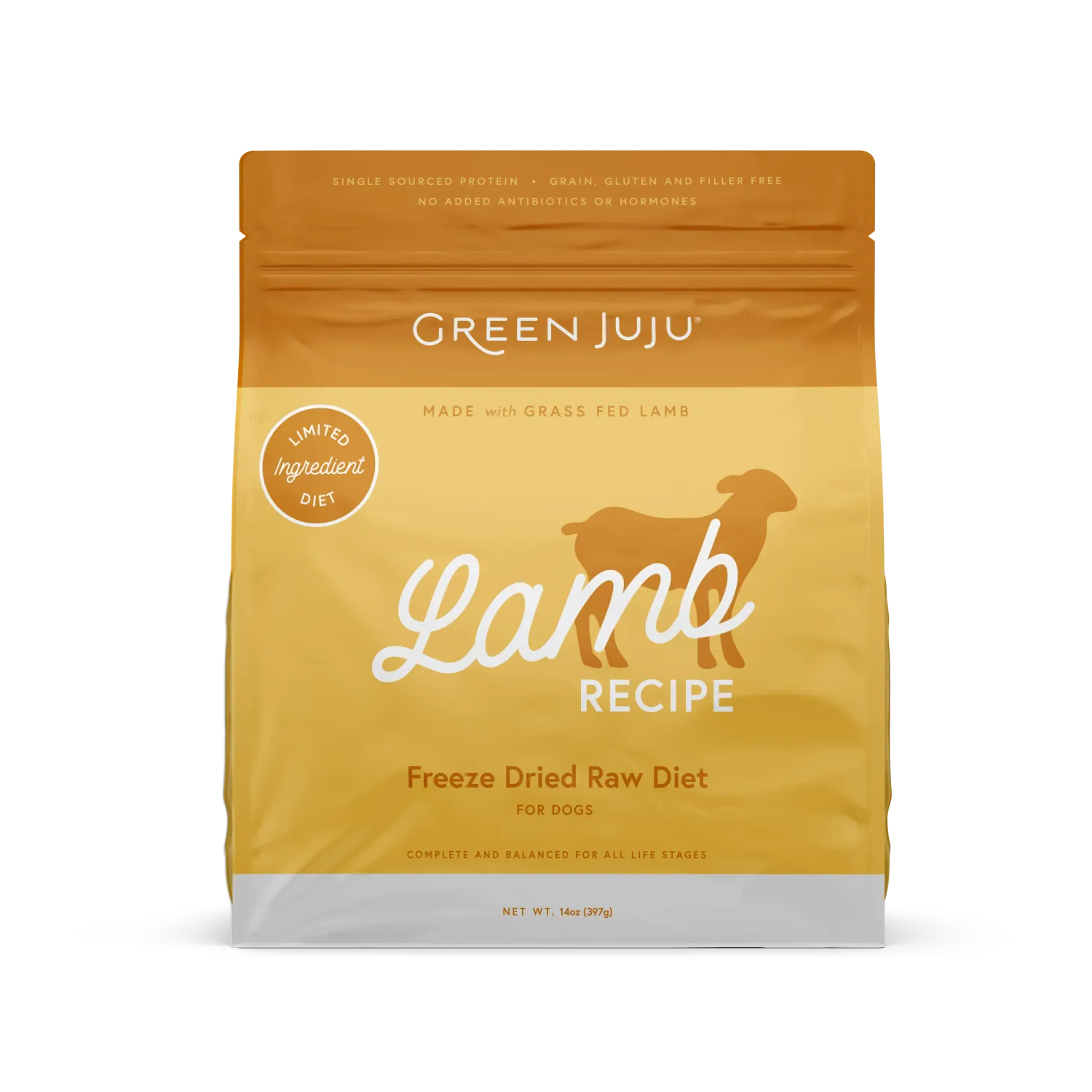 Green Juju Dog FD Lamb 14 oz