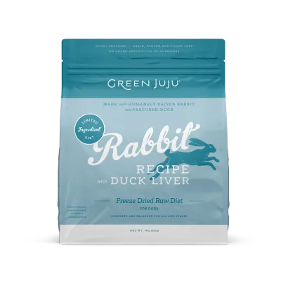 Green Juju Dog FD Rabbit 14 oz