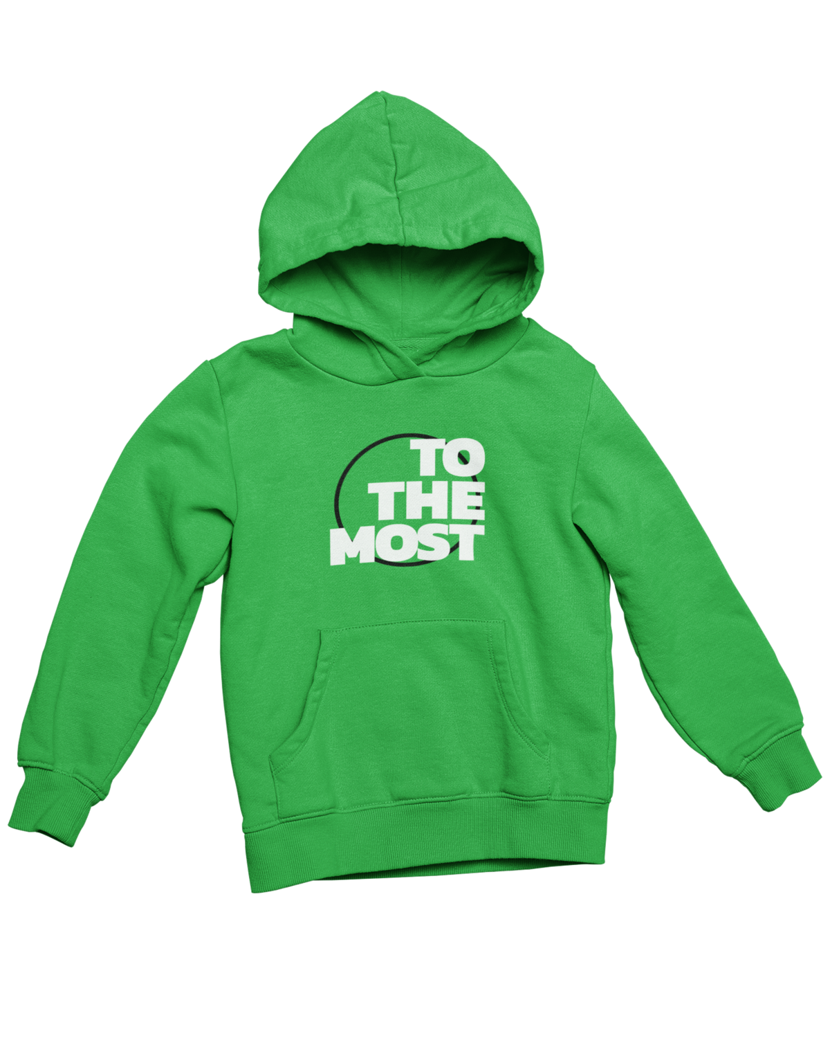 ToTheMost... Unisex Pullover Hoodie - &quot;Big Circle&quot; GREEN