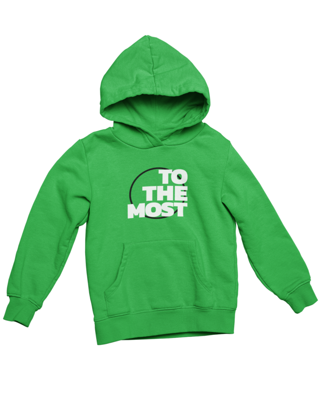 ToTheMost... Unisex Pullover Hoodie - &quot;Big Circle&quot; GREEN