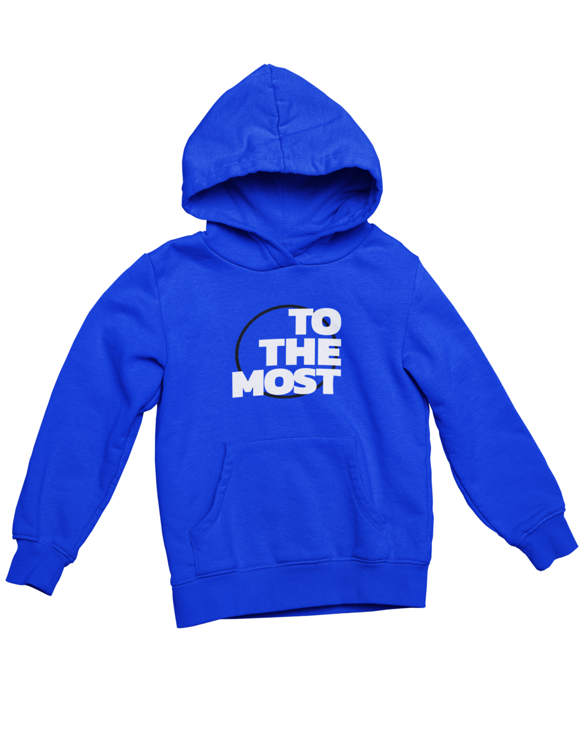 ToTheMost... Unisex Pullover Hoodie - &quot;Big Circle&quot; ROYAL